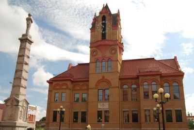 Second Anderson County Courthouse -<br>West (Front) Facade image. Click for full size.