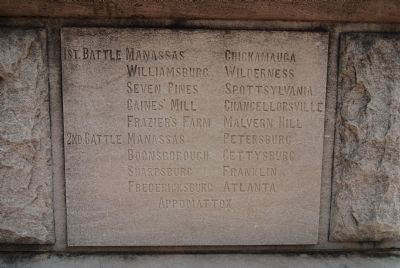 Anderson County Confederate Monument - West image. Click for full size.
