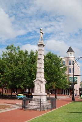 Anderson Confederate Monument-<br>South Side image. Click for full size.