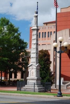 Anderson Confederate Monument -<br>East Side image. Click for full size.