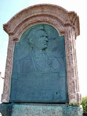 Abraham Lincoln - Eighth Judicial District Marker. Click for full size. Abraham Lincoln - Eighth Judicial District Marker image. Click for full size.