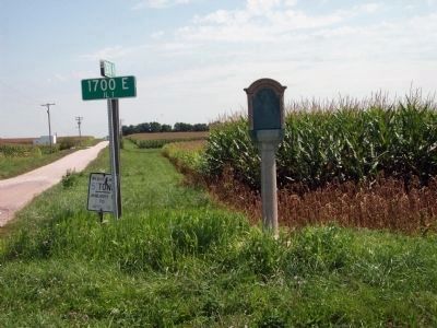 Looking East - Marker. Click for full size. Looking East - Marker image. Click for full size.