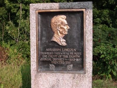 Abraham Lincoln - Eighth Judicial District Marker. Click for full size. Abraham Lincoln - Eighth Judicial District Marker image. Click for full size.