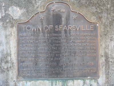 Town of Searsville Marker image. Click for full size.