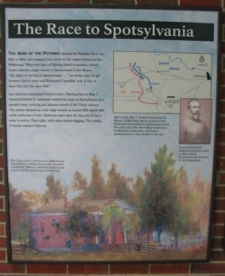 The Race to Spotsylvania Panel image. Click for full size.