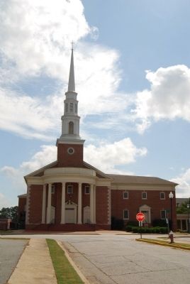 First Baptist Church<br>East from Church Street image. Click for full size.