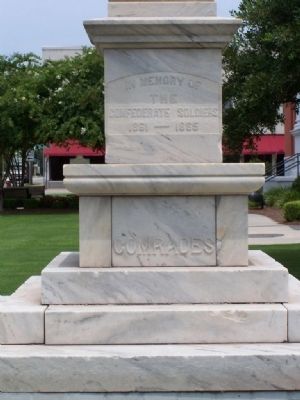 Statesboro Confederate Monument south face. Click for full size. Statesboro Confederate Monument south face image. Click for full size.