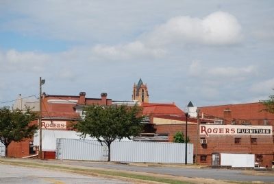 Eastside of Downtown Anderson<br>From West (Main) Portico of First Baptist Church image. Click for full size.