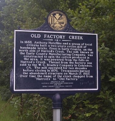 Old Factory Creek Marker image. Click for full size.