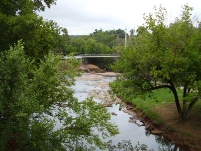View of the Reedy River. image. Click for full size.