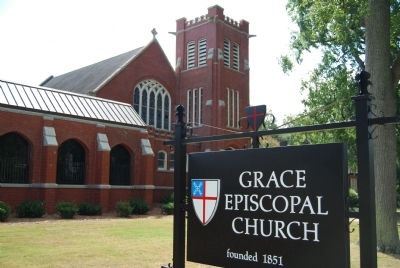 Grace Episcopal Church and Sign image. Click for full size.