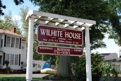 Historic Wilhite House Marker. Click for full size. Historic Wilhite House Marker image. Click for full size.