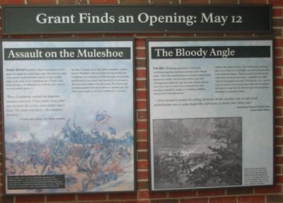 Grant Finds an Opening: May 12 Marker image. Click for full size.