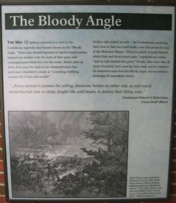 The Bloody Angle Panel. Click for full size. The Bloody Angle Panel image. Click for full size.