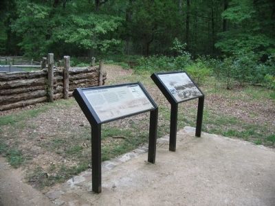 Grant's May 18th Attack and Civil War Earthworks Markers image. Click for full size.