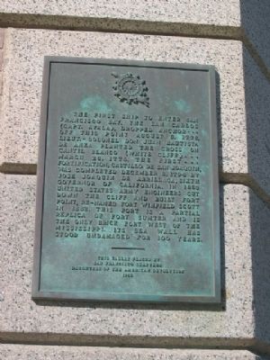 Castillo de San Joaquin Marker. Click for full size. Castillo de San Joaquin Marker image. Click for full size.