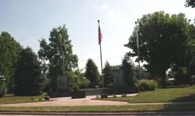 Korean - Vietnam War Memorial - - Vermilion County, Illinois Marker image. Click for full size.