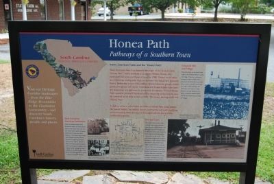 Honea Path Marker - Front image. Click for full size.