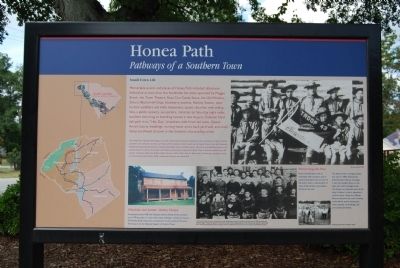 Honea Path Marker - Reverse image. Click for full size.