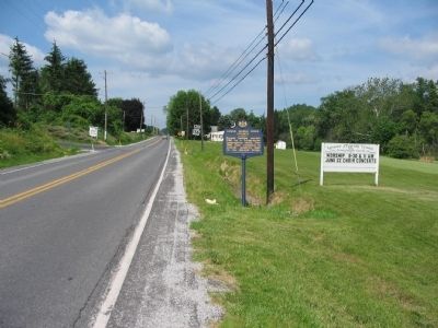 Lower Marsh Creek Church Marker image. Click for full size.
