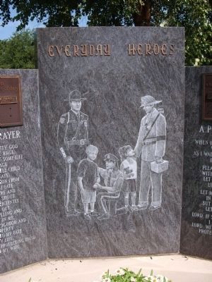 EVERYDAY HEROES - - Center Panel image. Click for full size.