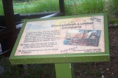 The Shenandoah Lumber Company Marker. Click for full size. The Shenandoah Lumber Company Marker image. Click for full size.