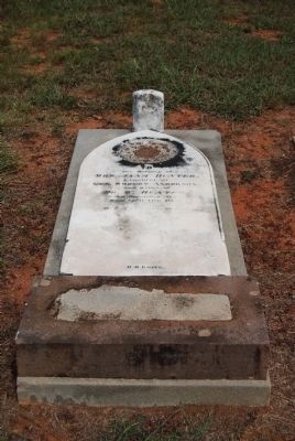 Anna Anderson Hunter Tombstone image. Click for full size.
