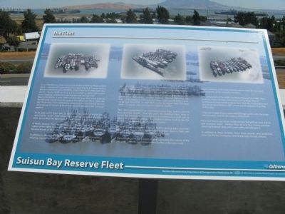 Suisun Bay Reserve Fleet Marker image. Click for full size.