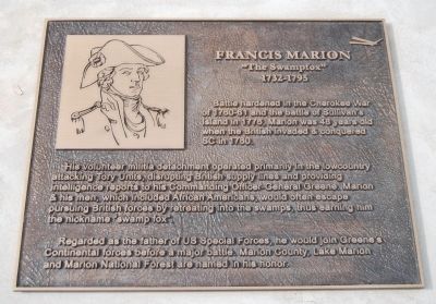 Francis Marion Marker image. Click for full size.