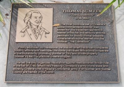 Thomas Sumter Marker. Click for full size. Thomas Sumter Marker image. Click for full size.