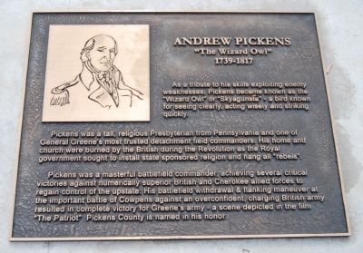 Andrew Pickens Marker image. Click for full size.