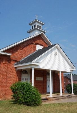 Big Creek Baptist Church -<br>Portico image. Click for full size.