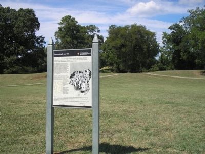 Marker on Yorktown Battlefield. Click for full size. Marker on Yorktown Battlefield image. Click for full size.