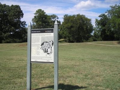 Marker on Yorktown Battlefield image. Click for full size.
