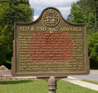 4th & 23d A.C. Advance Marker image. Click for full size.