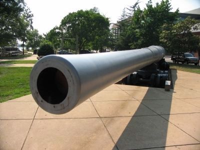16-inch Gun Produced at the Navy Yard image. Click for full size.