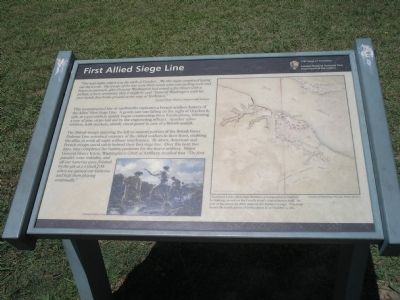 First Allied Siege Line Marker image. Click for full size.