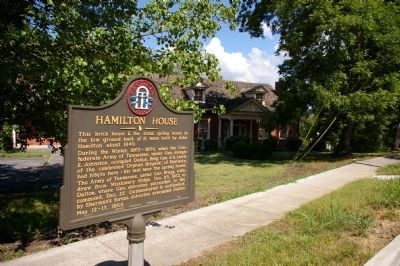 Hamilton House and Marker image. Click for full size.