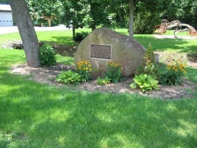 Memorial Stone near the Marker image. Click for full size.