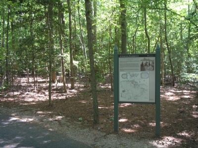 Marker on the Yorktown Battlefield image. Click for full size.