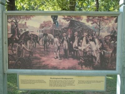 Washington�s Headquarters Marker image. Click for full size.