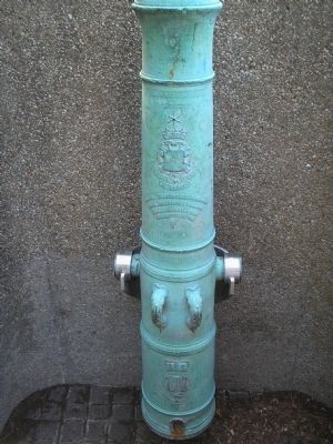 Cannon Surrendered at Yorktown. Click for full size. Cannon Surrendered at Yorktown image. Click for full size.