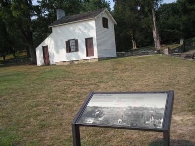 The Killing Fields Marker and Innis House image. Click for full size.
