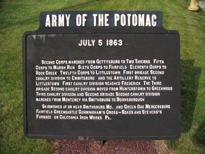 Army of the Potomac Tablet image. Click for full size.