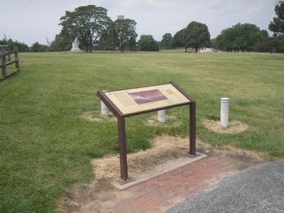 Marker in Fort McHenry National Monument image. Click for full size.