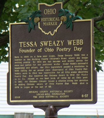 Tessa Sweazy Webb Marker image. Click for full size.