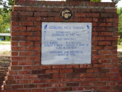 Sterling High School Marker. Click for full size. Sterling High School Marker image. Click for full size.
