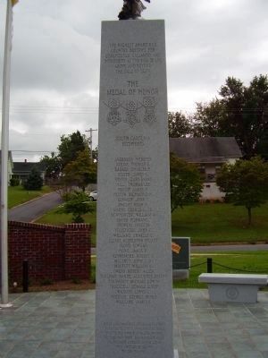 All Wars Memorial Marker </b>(north face) image. Click for full size.