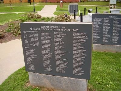 To all who served & will serve in war or peace image. Click for full size.