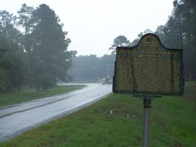 Birthplace of John McIntosh Kell Marker, looking north along Ridge Road image. Click for full size.